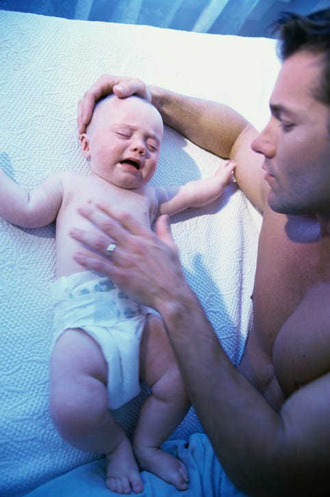 letting babies cry it out causes brain damage